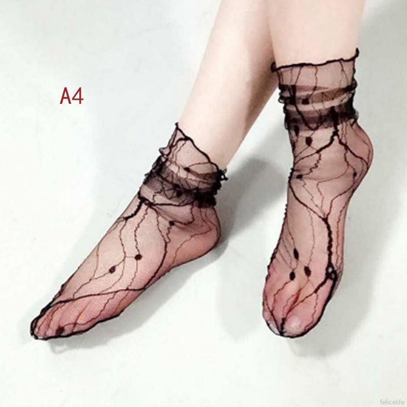 Vớ lưới trong suốt hình ngôi sao lạ mắt
