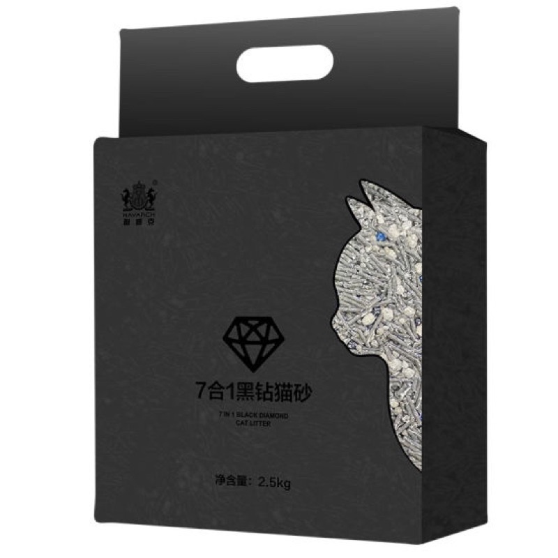 [Hộp 2.5kg] Cát đậu nành Mavard Diamond mix 7 loại cao cấp siêu khử mùi kháng khuẩn cho mèo