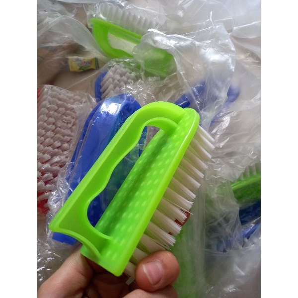 Bàn chải chà chân, bàn chải giặt đồ lông mềm có tay cầm