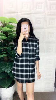 Váy sơ mi kẻ caro siêu hot