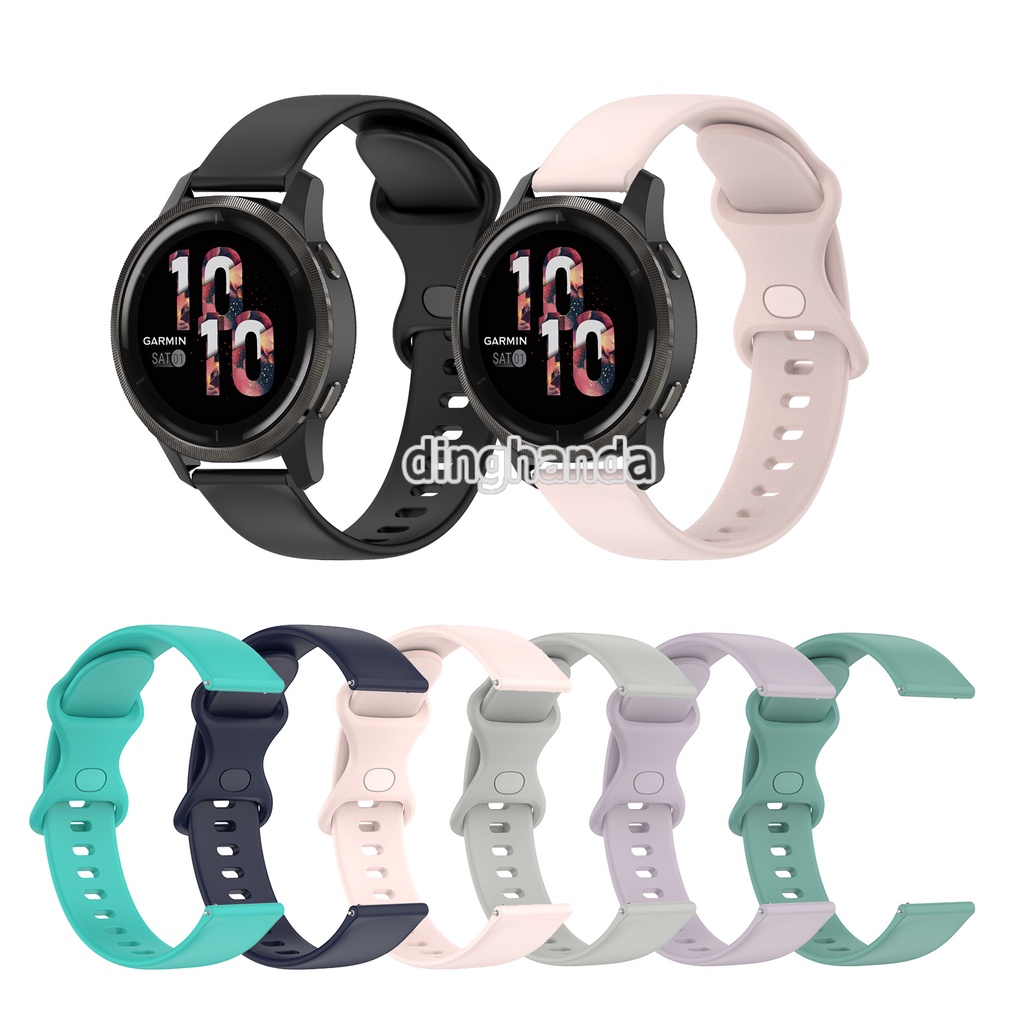 Dây Đeo Silicon 22mm Cho Đồng Hồ Thông Minh Garmin Active vivoactive 4 Venu 2