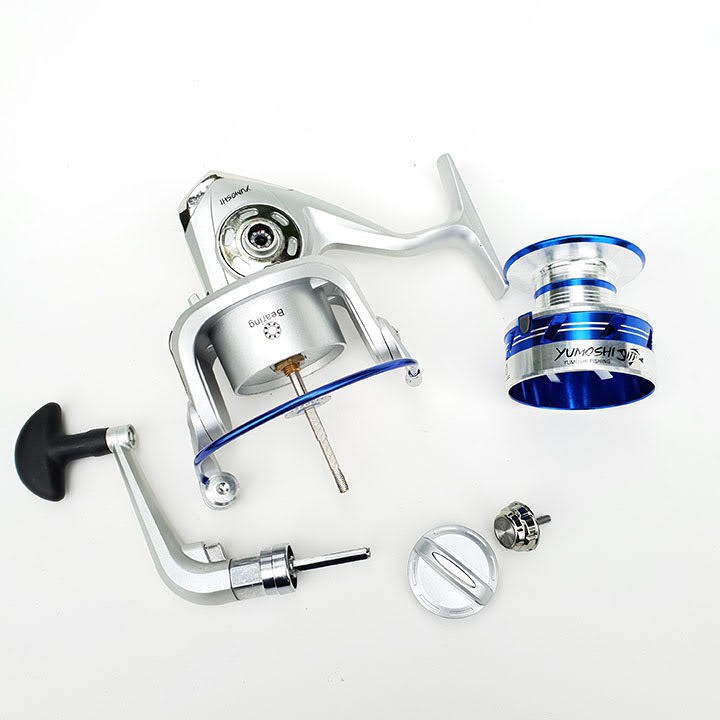 BỘ CẦN CÂU 2 KHÚC ĐẶC SHIMANO MÁY YUMOSHI VÀ PHỤ KIỆN