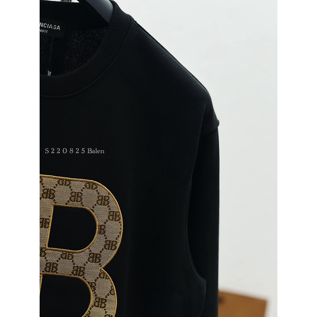 Áo Nỉ Dài Tay Nam Nữ In Chữ BB, Áo Sweater Thu Đông - AK38