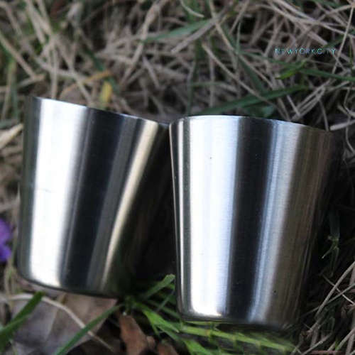 Cốc Uống Rượu Bằng Thép Không Gỉ Dùng Khi Đi Cắm Trại