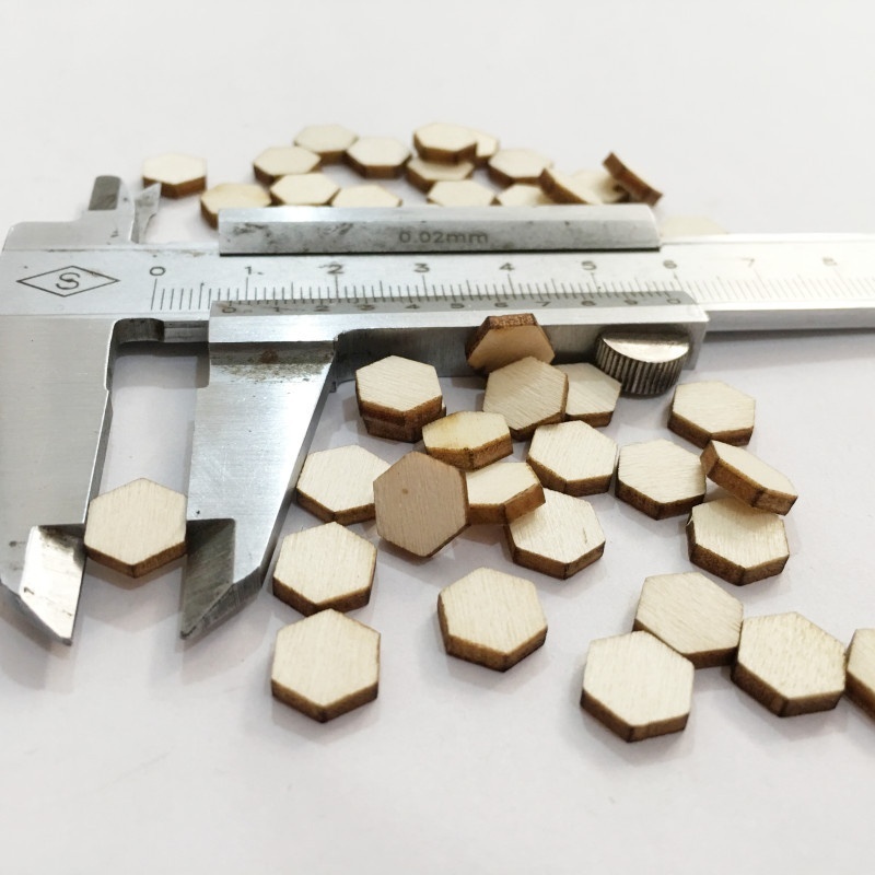 Set 100 Miếng Gỗ Hình Lục Giác Dùng Để Lắp Ráp Thủ Công Dành Cho Các Bé