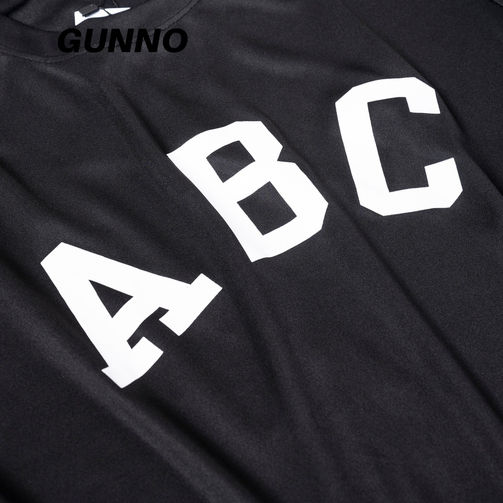 Bộ Thể Thao Nam Thom GUNNO vải thun thoáng mát co giãn năng động thời trang ABC