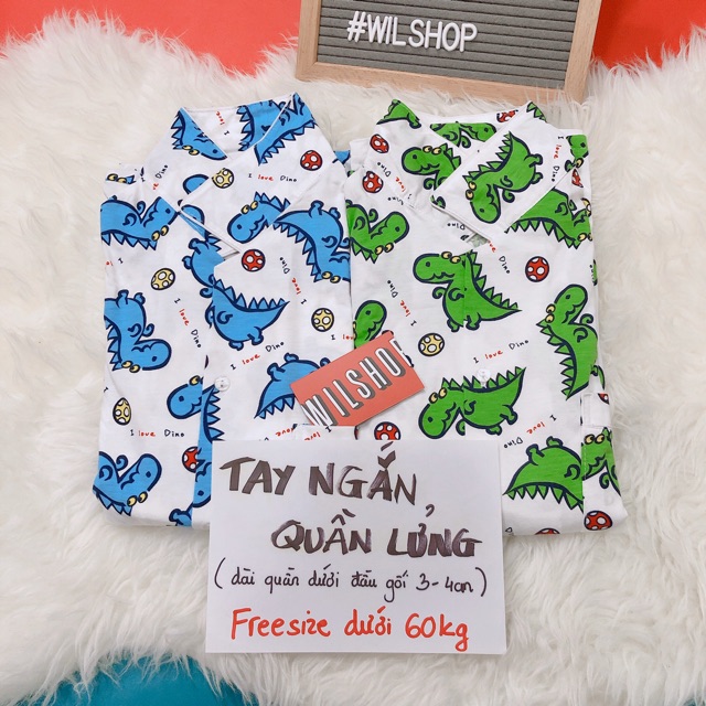 (Dưới 60kg: T.NGẮN - Q.LỬNG) ĐỒ NGỦ PIJAMA THAILAND CAO CẤP 60NL