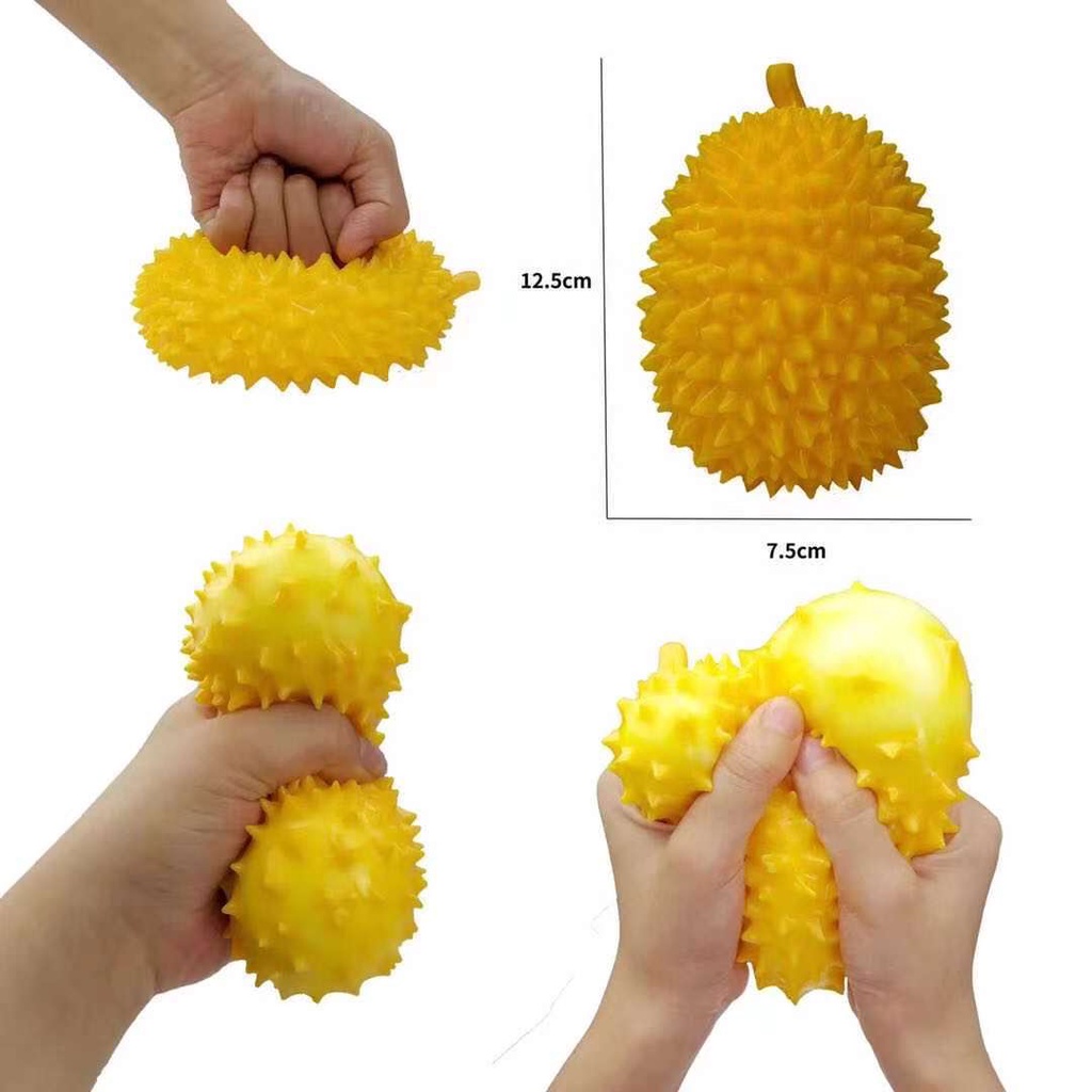 Đồ Chơi Xốp Squishy Giảm Stress Hình Quả Lựu Đạn Dễ Thương Cho Bé