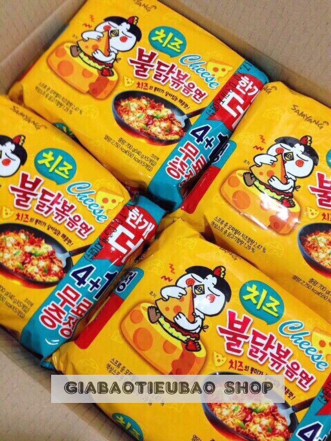 Combo 5 Gói Mì Samyang vị phomai 140gr