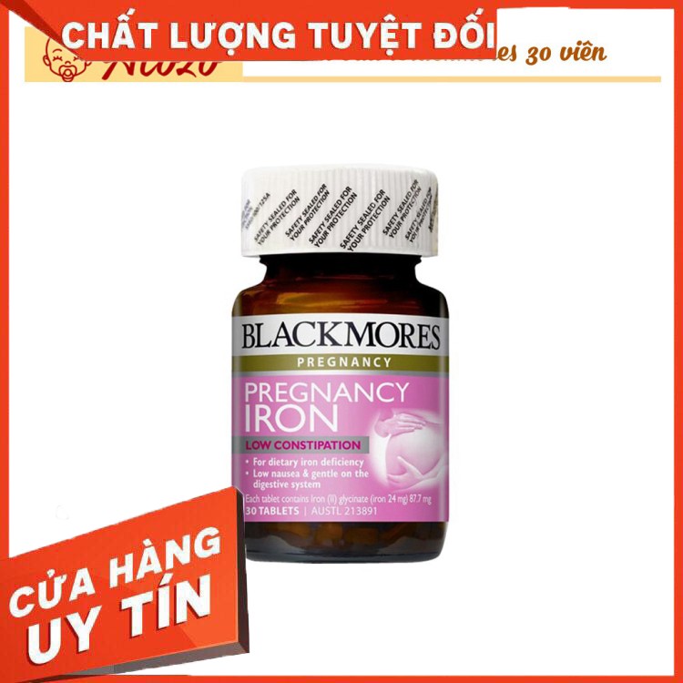 Free Ship Sắt bầu Blackmores Úc