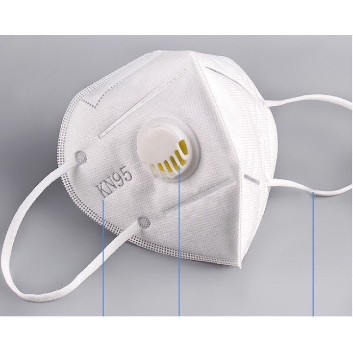 Hộp 20 Khẩu Trang N95 Có Van Thở, khẩu trang kháng khuẩn tiêu chuẩn N95 hàng công ty đạt chuẩn FDA CE | BigBuy360 - bigbuy360.vn