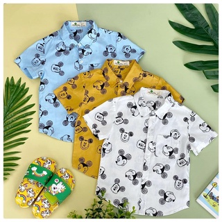 Áo sơ mi bé trai mickey 1/5
