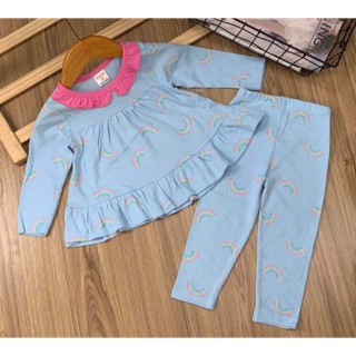 BỘ DÀI BÈO THUN BOZIP SIZE 8-23 KÝ đồ bộ trẻ em quần áo bé gái