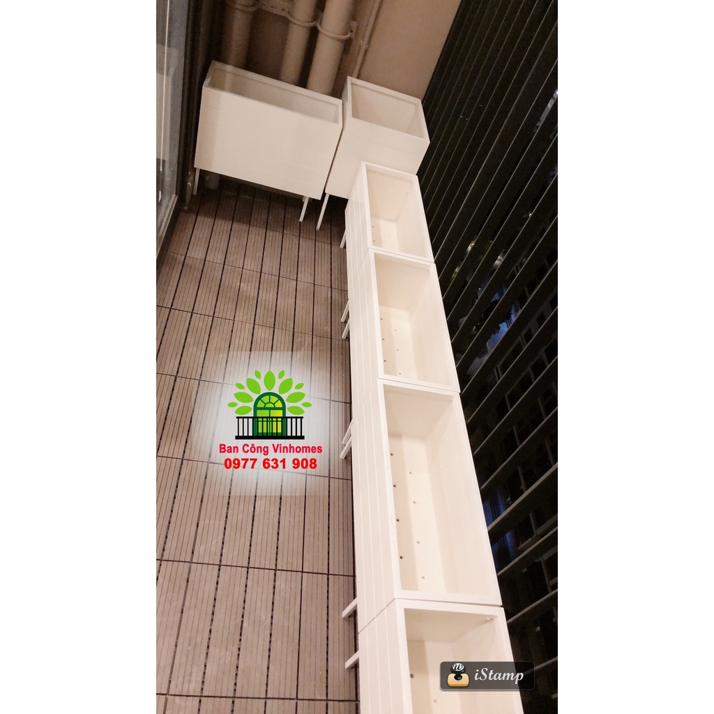Chậu hàng rào composite trồng cây, trồng rau