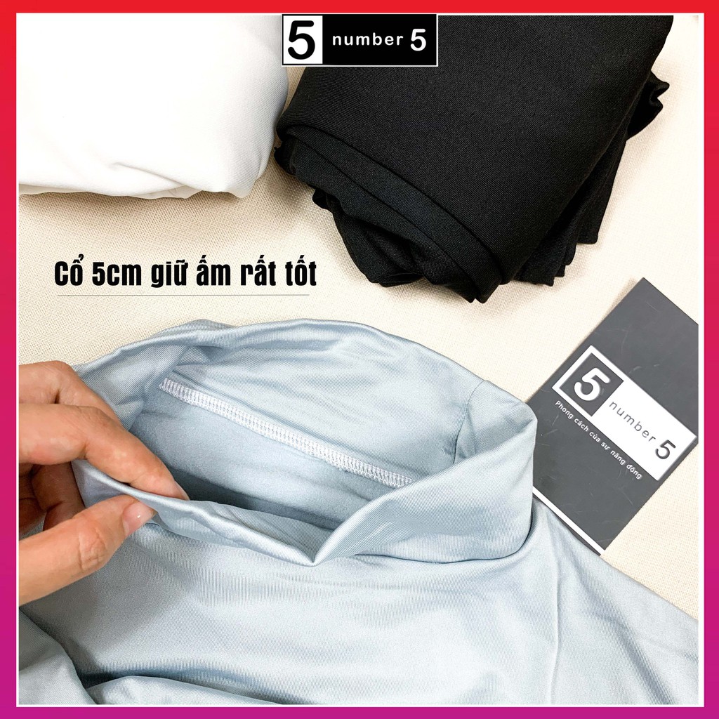 Áo Giữ Nhiệt Nam Number5 Lót Nỉ Cổ 5 Phân Siêu Ấm [ AN ] | BigBuy360 - bigbuy360.vn