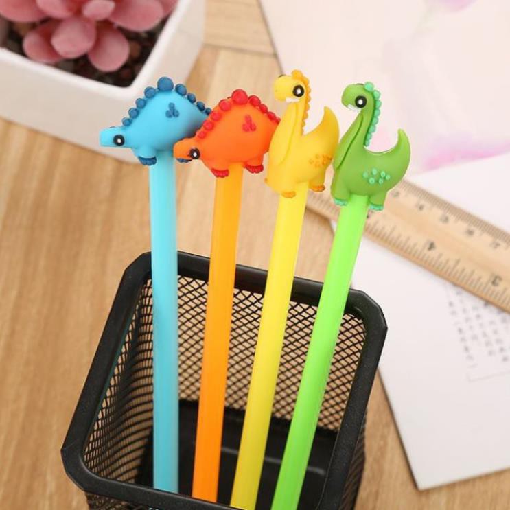 Bút Gel Nước Mực Đen KHỦNG LONG Nhiều Màu H16