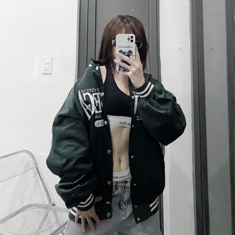 Áo khoác Bomber bóng chày Lasvegas