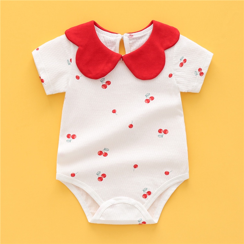 Bộ body chip mùa hè cho bé gái Hàng Quảng Châu chất cotton thoáng khi