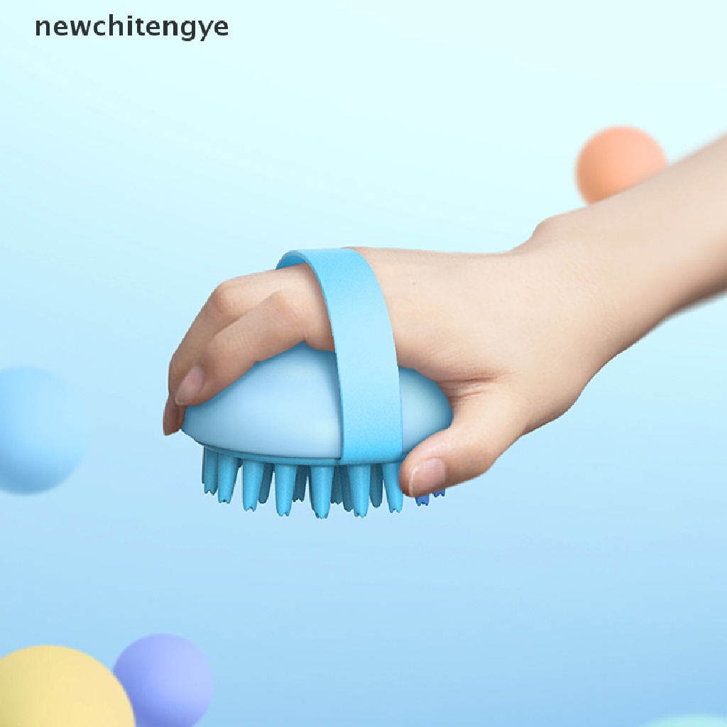 Lược Silicone Dùng Chải Tóc Ướt Và Khô Mát Xa Da Đầu Tiện Dụng