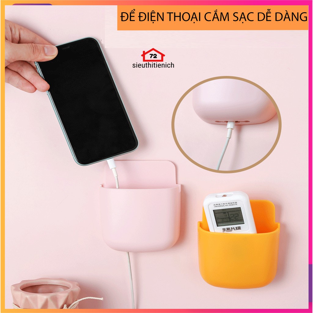 [Sẵn Hàng] Khay gắn tường để đựng remote, điều khiển máy lạnh tiện dụng (giao màu ngẫu nhiên)