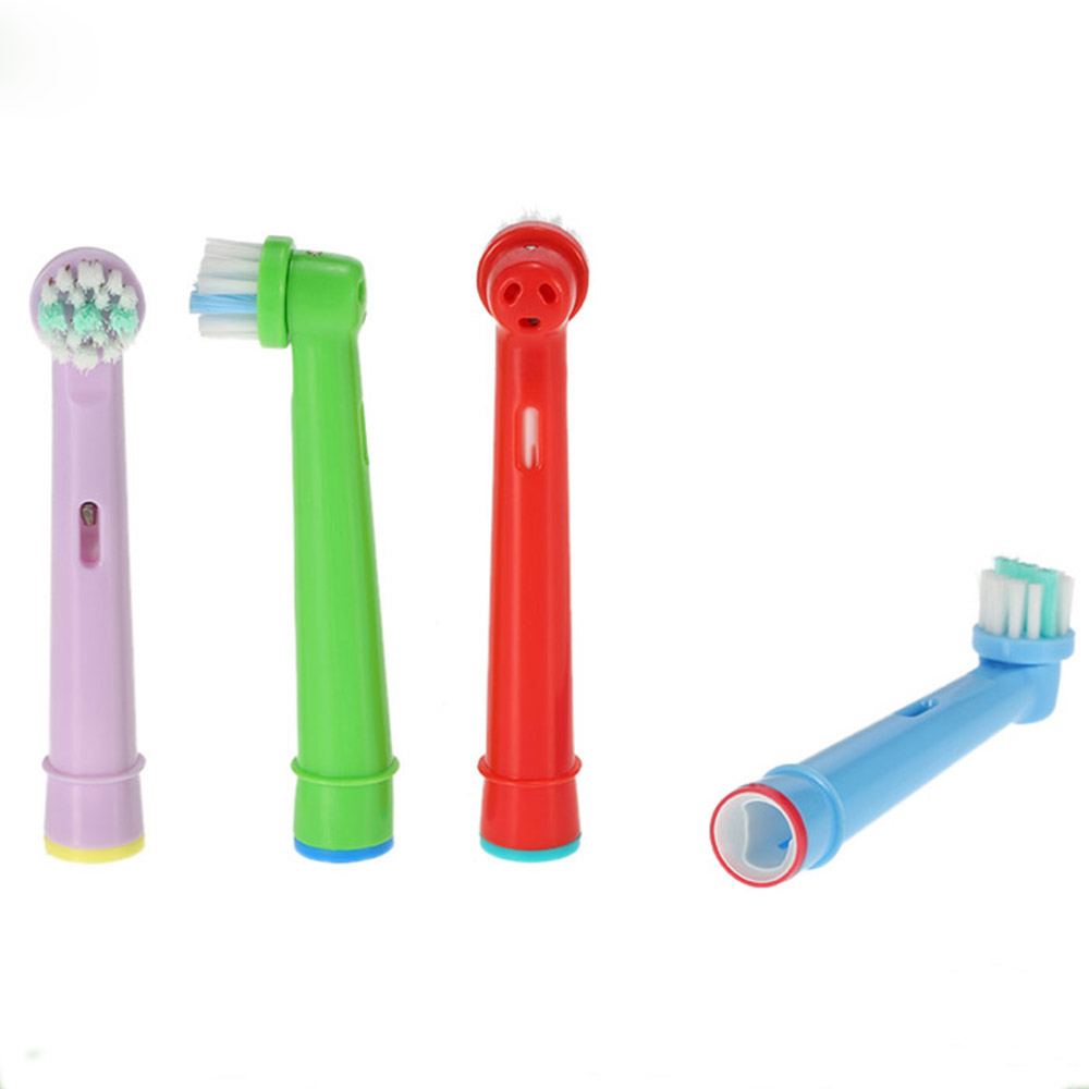 Set 4 Đầu Bàn Chải Đánh Răng Điện Thay Thế Tiện Dụng Cho Trẻ Em