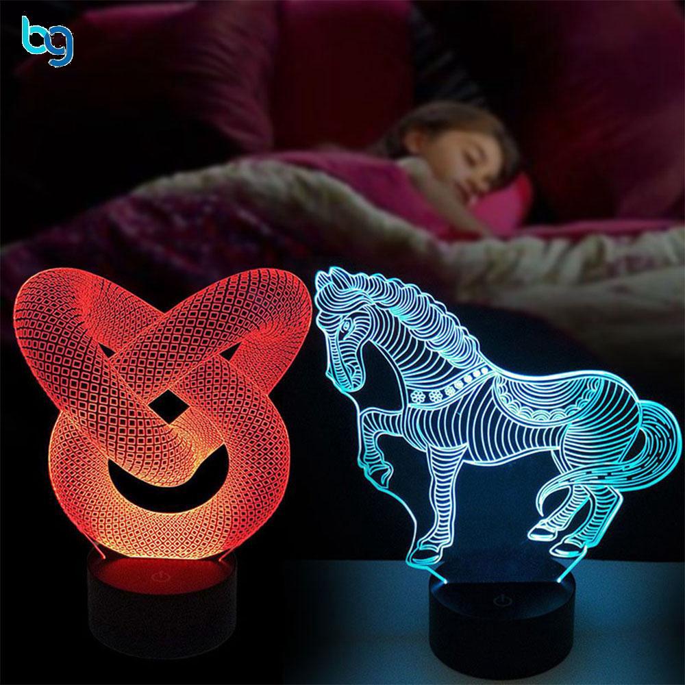 Đèn ngủ họa tiết 3D