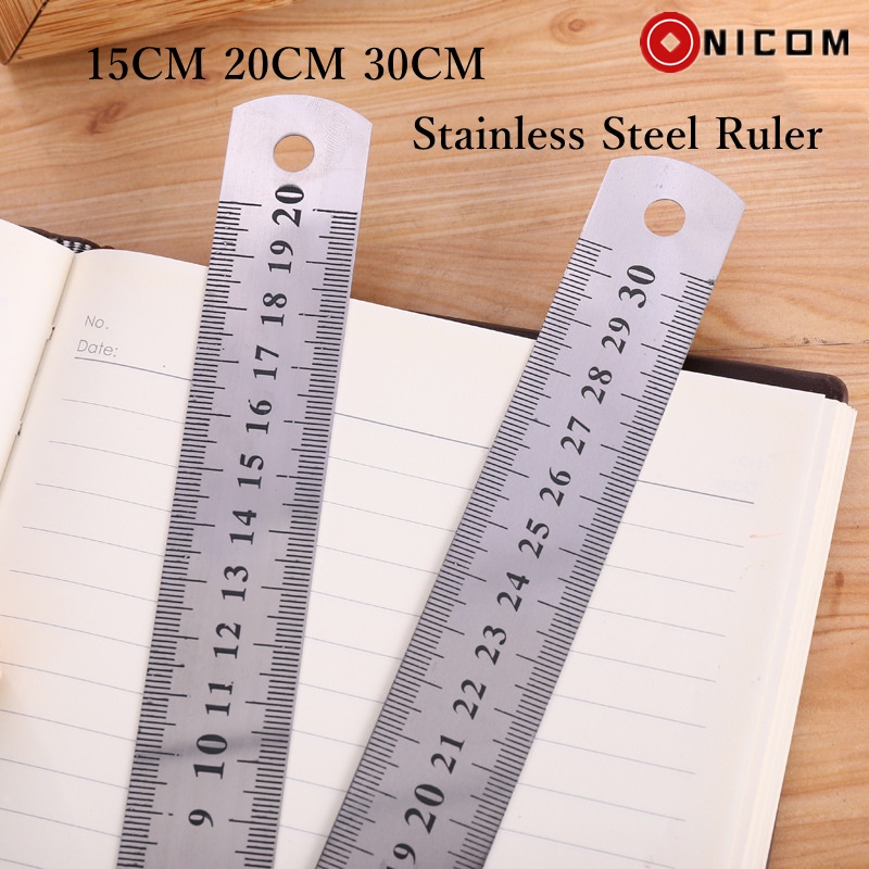 Thước Kẻ Bằng Thép Không Gỉ 15CM 20CM 30CM Chất Lượng Cao