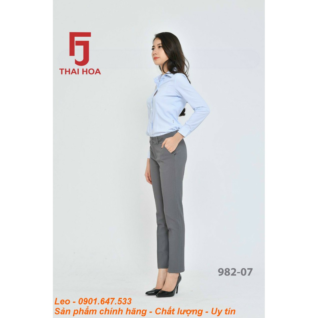 Quần tây Thái hòa màu xám 109-07 và 982-07