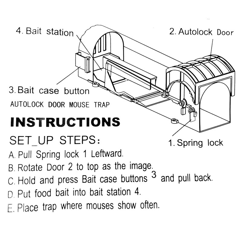 1 Bẫy Bắt Chuột Thông Minh Trong Suốt