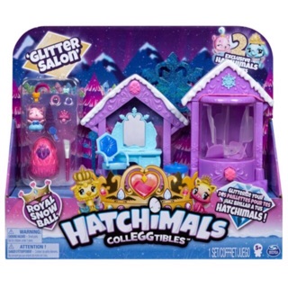 HATCHIMALS GLITTER SALON - Ngôi Nhà Tuyết Tím Hatchimal