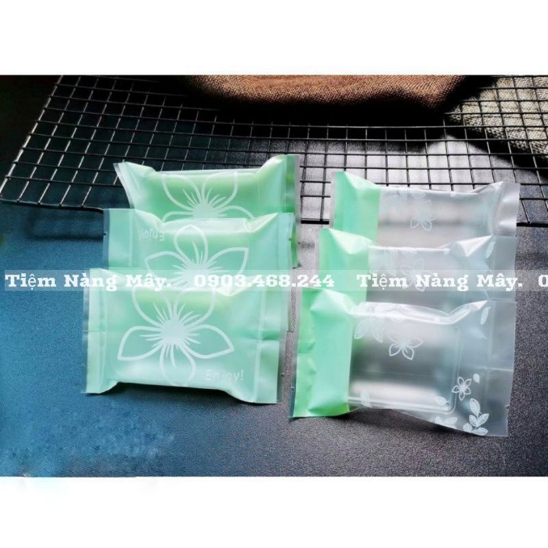 Túi bánh dứa gạo lứt Xanh Pastel 100 túi