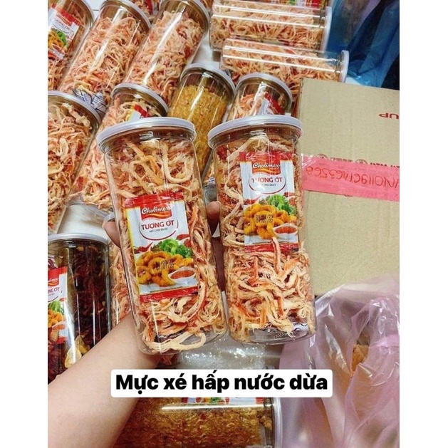 Mực Xé Sợi Hấp Nước Đứa 250G