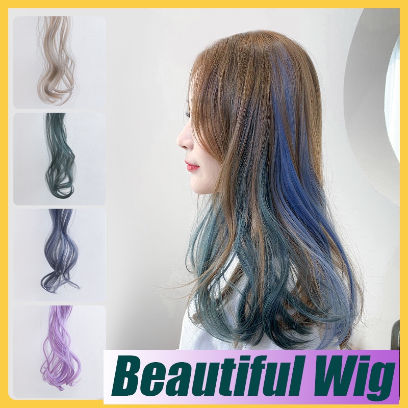 Bộ Tóc Giả Xoăn Nhiều Màu Sắc Thời Trang Cho Nữ