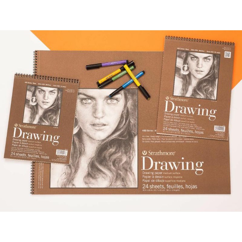 |Order| Sổ vẽ Strathmore 400 Series Drawing - Smooth Surface/Medium Surface