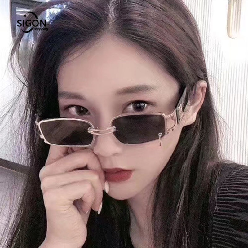 Kính Mát Gọng Vuông Phong Cách Retro Thời Trang Cho Nam Nữ