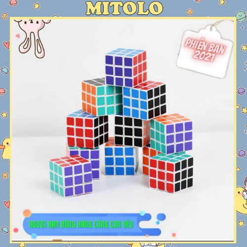 Đồ chơi tông minh rubik Mitolo xếp hình rubik thông minh cho trẻ và người lớn giảm stress 218-03