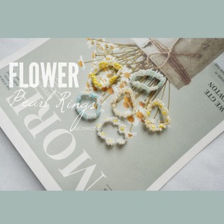 Nhẫn cườm daisy hoa cúc