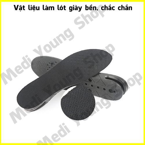 Miếng Lót Giày Tăng Chiều Cao Tùy Chỉnh 3.1cm/4.9cm/6.7cm/8.5cm Nam Nữ Dành Cho Giày Độn Đế Medi Young Shop