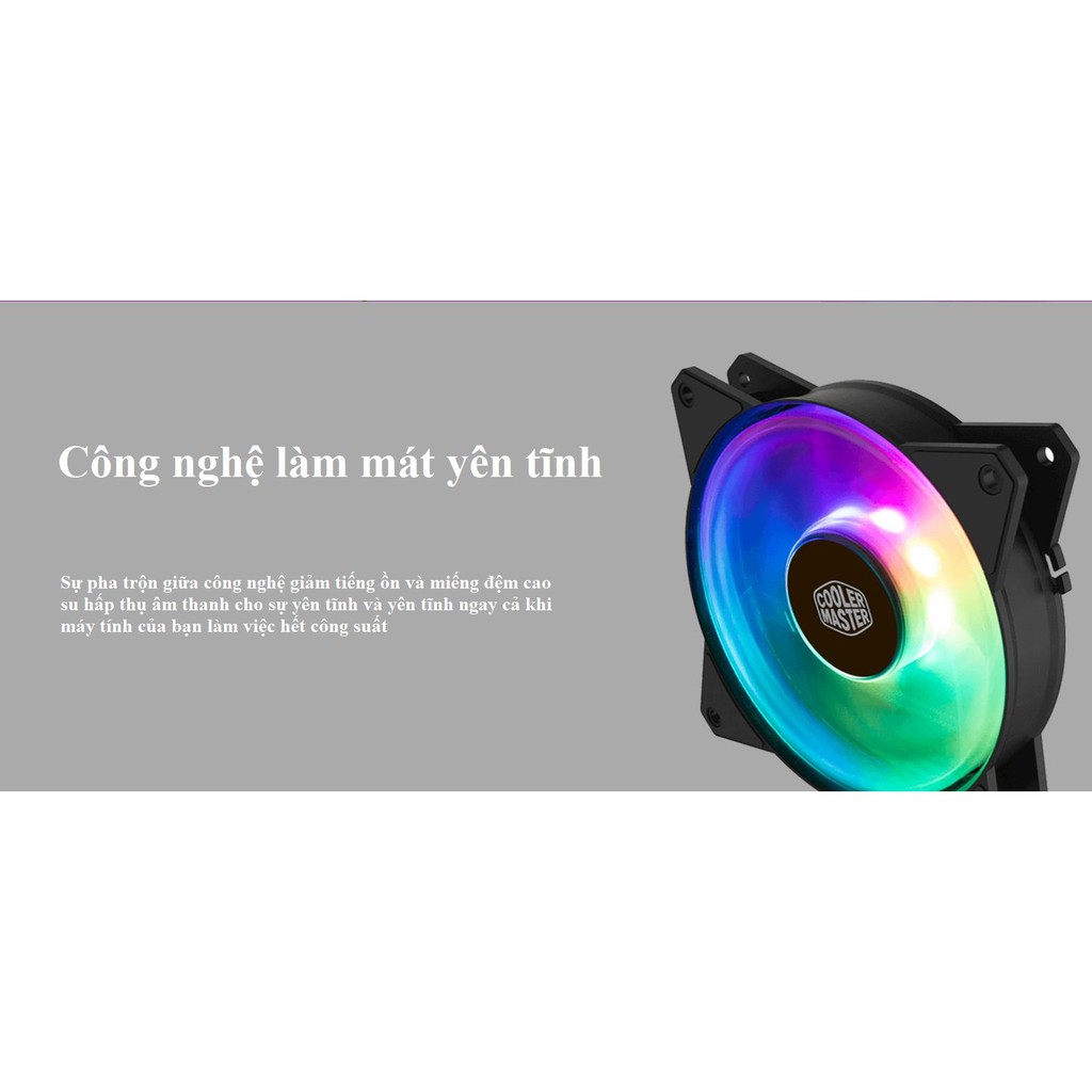 Quạt Fan Case 12cm Cooler Master MASTERFAN MF120R ARGB 3IN1