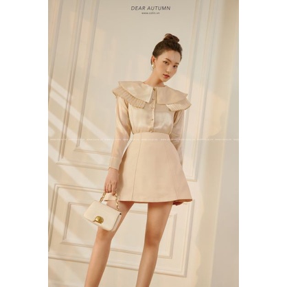 [COLIN CLOTHING] Chân váy ngắn nữ chữ A rã li Taffta | BigBuy360 - bigbuy360.vn