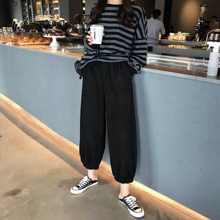 Quần jogger lưng thun 2 màu - shopforgirl