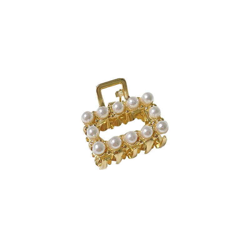 Kẹp Tóc Mini Đính Ngọc Trai Và Đá Nhân Tạo Phong Cách Hàn Quốc