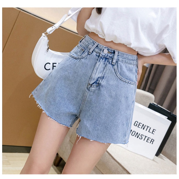 NRVP Quần Short Jeans Lưng Thun Plus Size