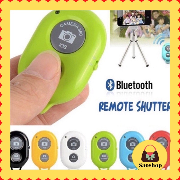 Remote Bluetouth chụp hình từ xa cho điện thoại di động/ nút chụp ảnh từ xa cho điện thoại di động