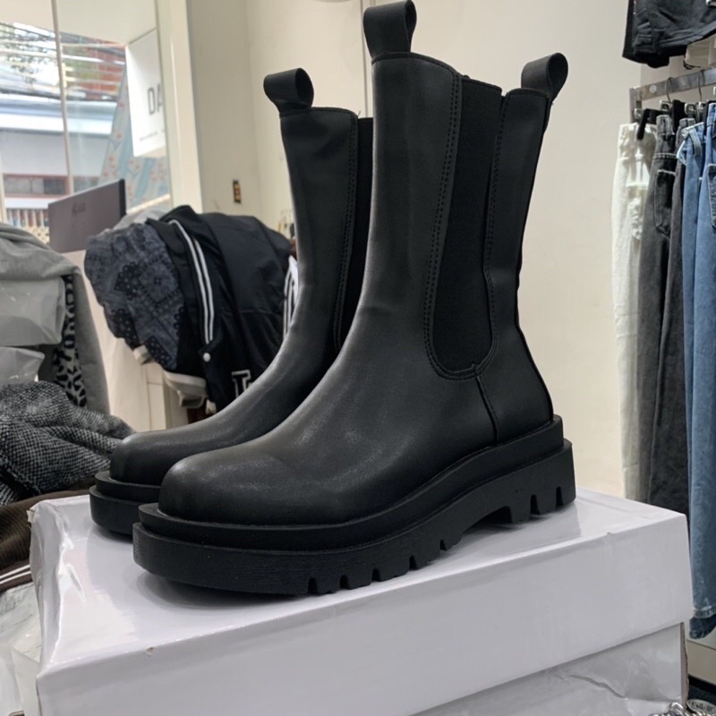 Giày boot cao cổ đế 5 cm