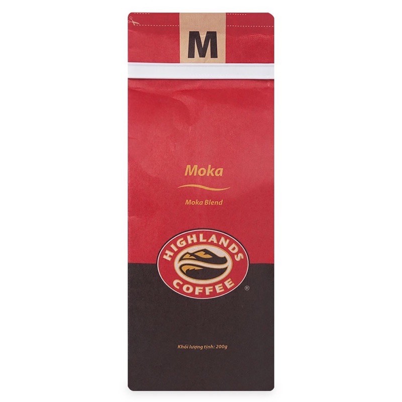 (Có sẵn) Cà Phê Rang Xay Culi/ Moka HighLands Coffee 200g cà phê pha phin