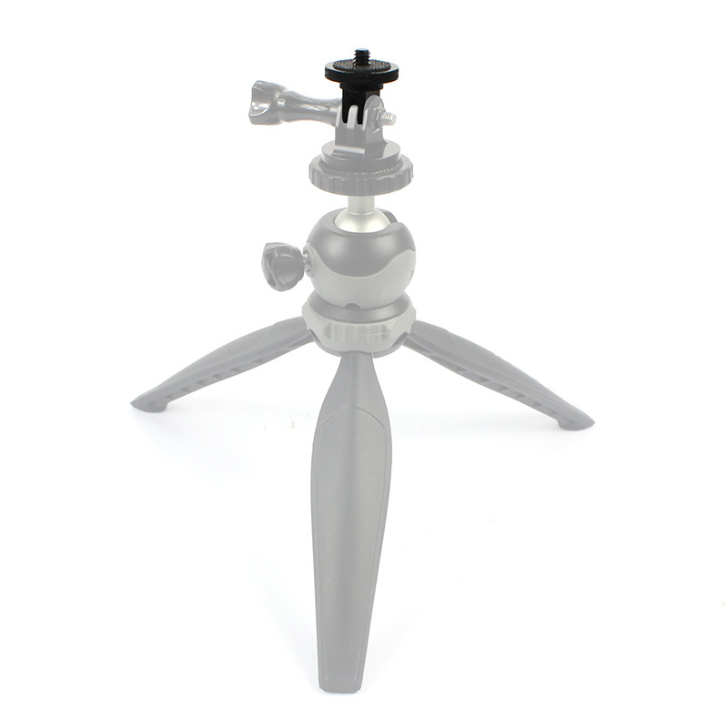 Đầu điều hợp bằng hợp kim nhôm cho tripod Gopro hero 9 / 8 / 7 Xiaoyi