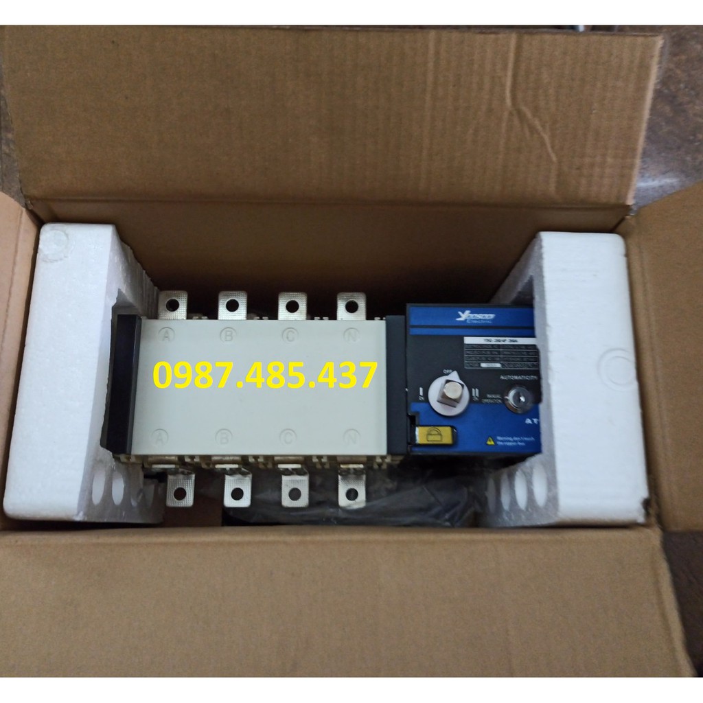 Chuyển nguồn tự động 3 Pha 4P 125A, 160A, 250A