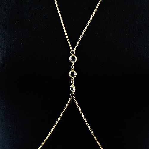 Vòng cổ Đeo Hông Hình Thánh Giá Đính Đá Dành Cho Nữ