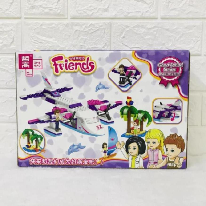 LEGO LẮP GHÉP MÁY BAY, KHU VUI CHƠI BÉ GÁI